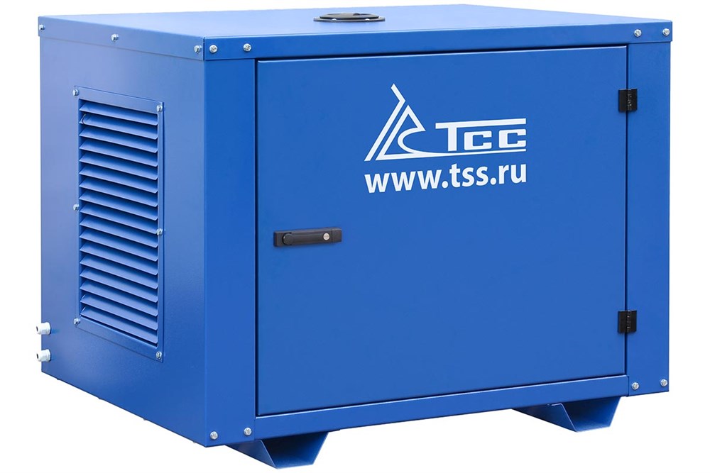 Фото 8 - Бензогенератор TSS SGG 5000EHNA в кожухе.